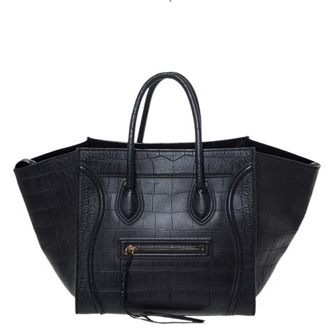 celine croc embossed phantom bag price|Celine Phantom Bag Reference Guide .